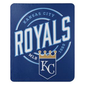 Royals OFFICIAL MLB "Campaign" Fleece Throw Blanket; 50" x 60"