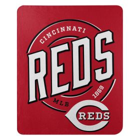 Reds OFFICIAL MLB "Campaign" Fleece Throw Blanket; 50" x 60"